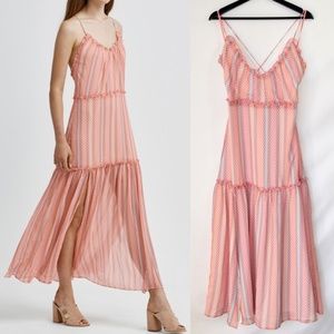 NWT Finders Long Sleeveless Loose Split PK Dress